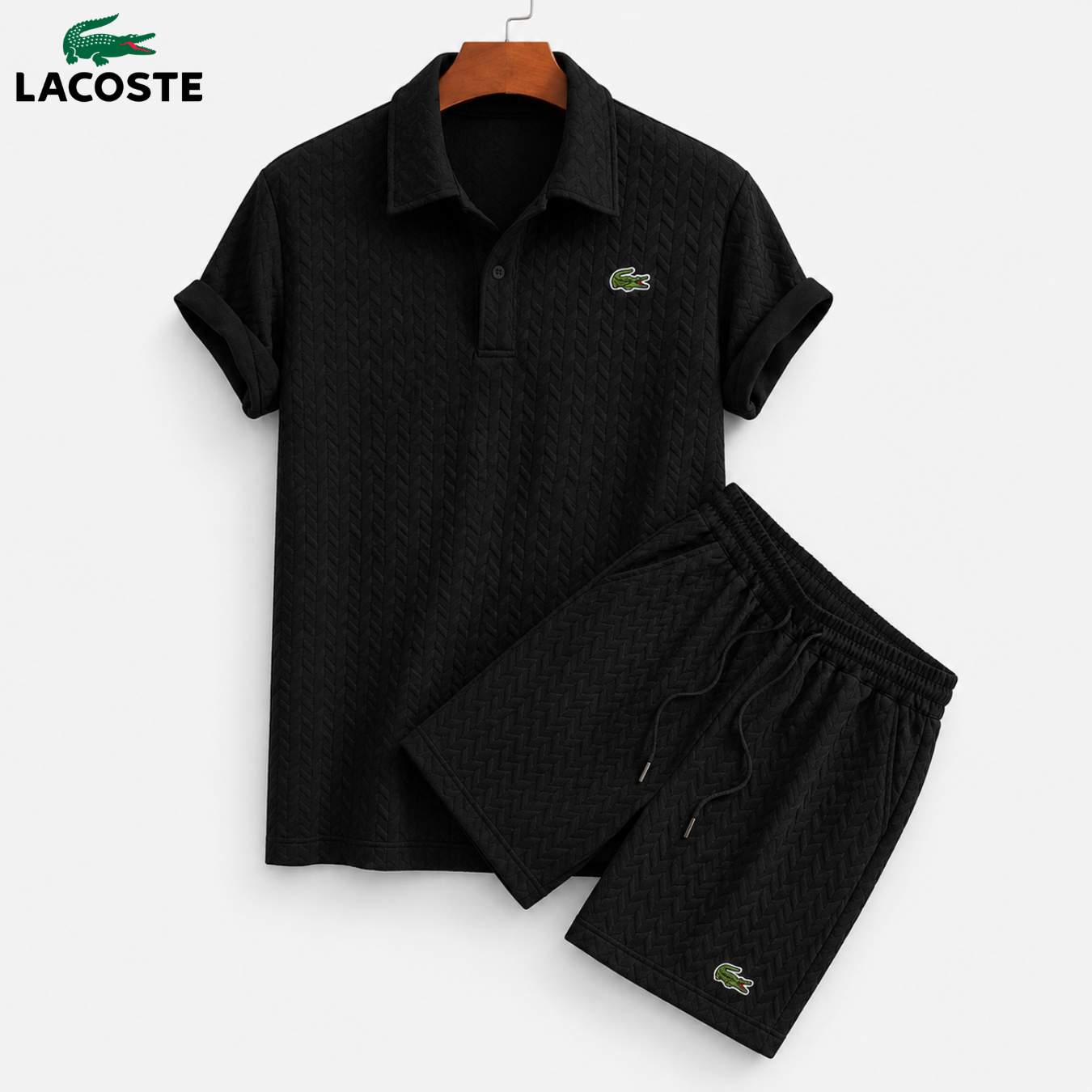 LC™ | Lattice Polo & Short Set