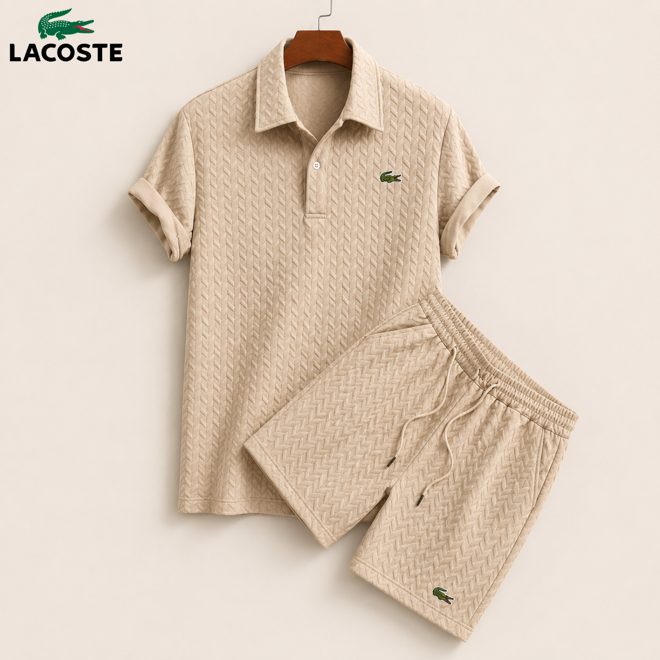 LC™ | Lattice Polo & Short Set