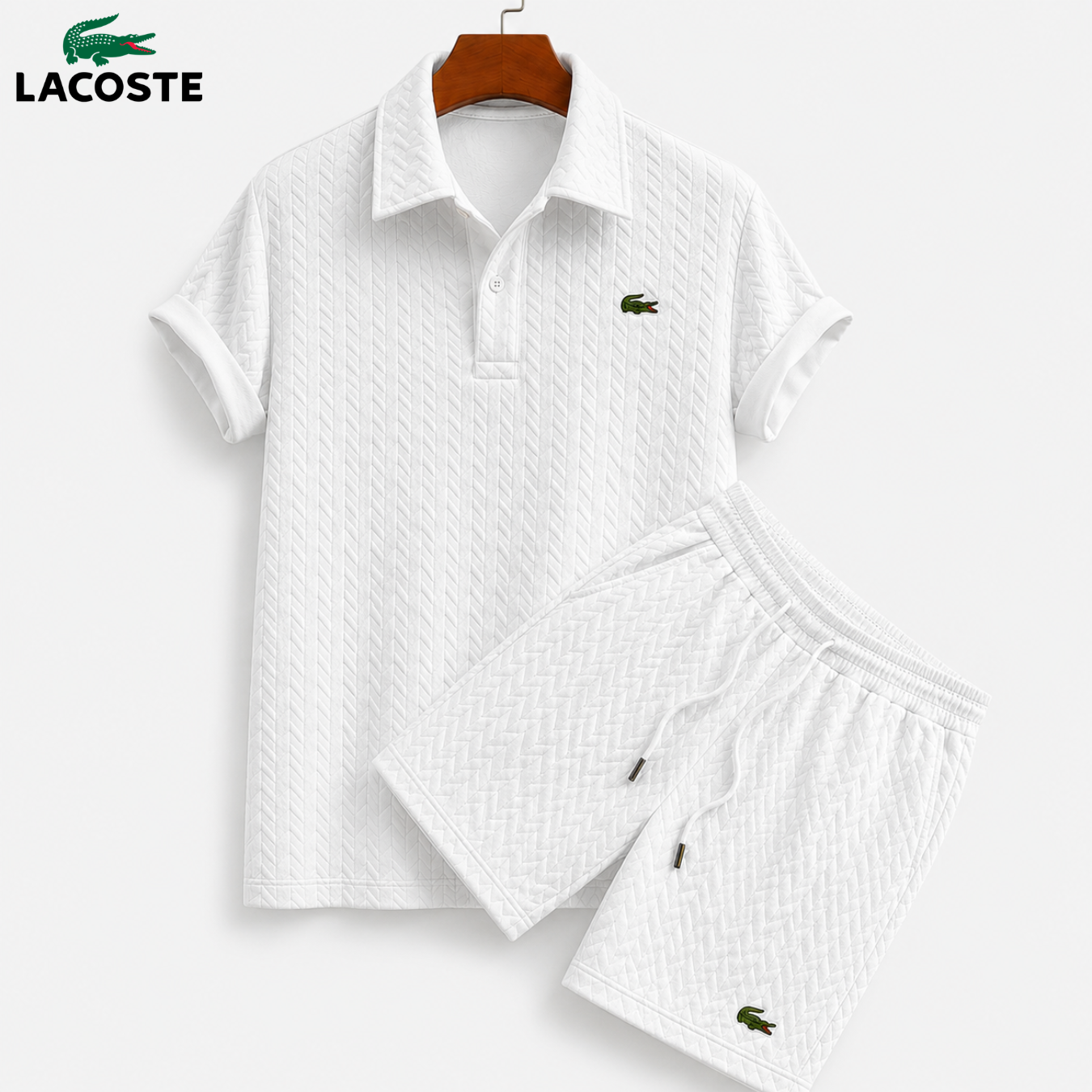 LC™ | Lattice Polo & Short Set