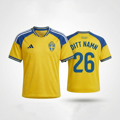 Sweden National Jersey - Custom Name & Number