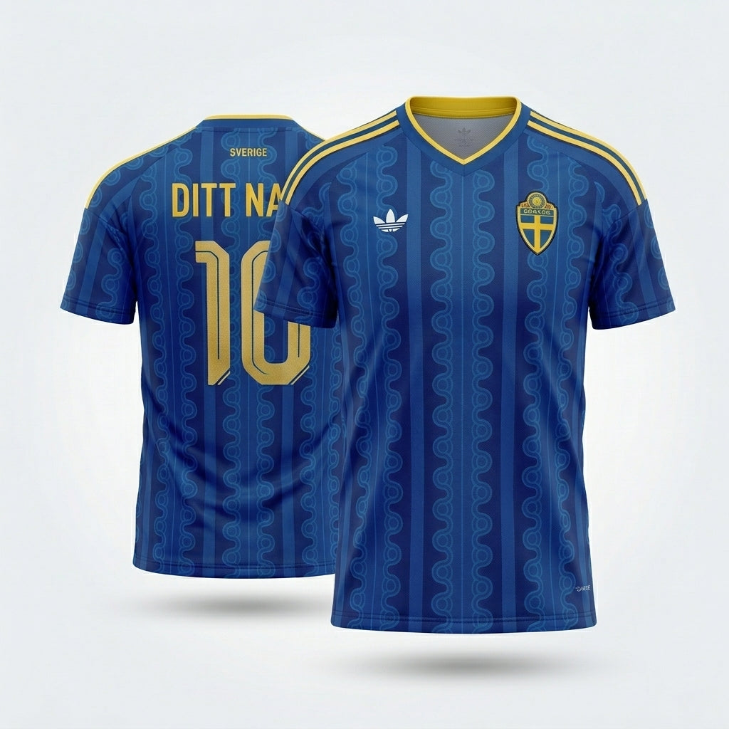 Sweden National Jersey - Custom Name & Number